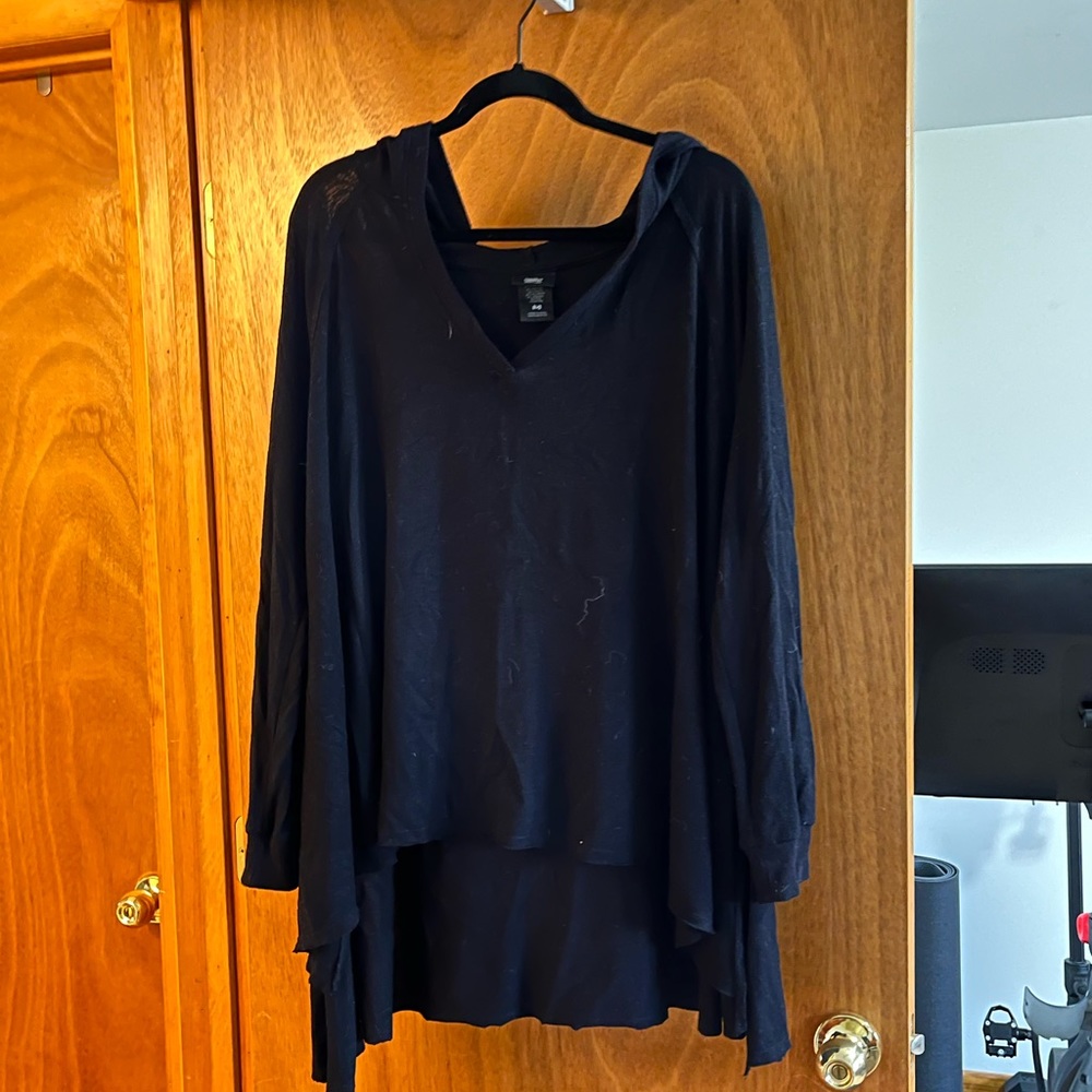 Black Massimo Tunic Sweater. Size M.